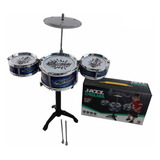 Bateria Infantil Musical Completa 3 Tambores E Disco Kids