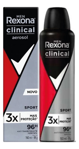 Rexona Clinical Aerosol Sport 96h. X150 