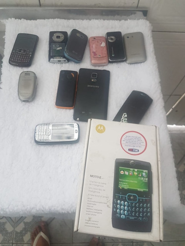 Lote Celulares Com Para Peças Ou Colecionado N95 LG Note Edg