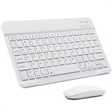 Set Teclado Con Mouse Inalambrico Bluetooth Formato Español 