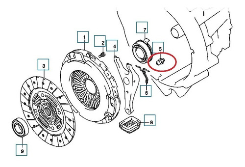 #c Tornillo Pivote De Clutch Grand Vitara Xl5 Y Xl7  Foto 7