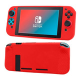 Carcasa Protectora Silicona Nintendo Switch Rojo - Prophone