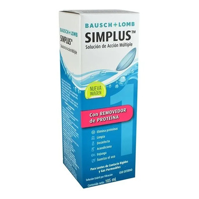 Solucion De Accion Multiple Simplus Bausch+lom 105ml | Envío gratis