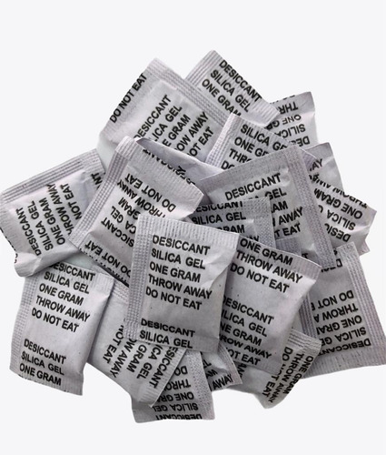 Silica Gel 1g Anti Umidade Dessecante 500 Un. Full