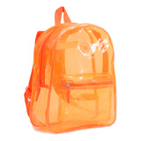 Mochila Transparente Bolsa Praia Piscina Escola Infantil Juv