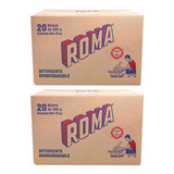 Caja Jabón Roma En Polvo 40 Bolsas De 500g C/u