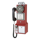 Teléfono Crosley Cr56-re, Estilo Años 50, Botón Pulsador