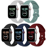 Correas Paquete De 5 Bandas Compatibles Con Apple Watch Band