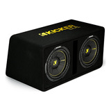 Kicker 44dcwc102 1200w Dual 10  Subwoofer Con Puerto Cargado