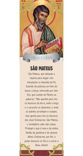 Marca Página São Mateus. C/ 100un