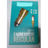 Carregador Veicular Rápido G5134 3.4a Usb Duplo 2 Entradas