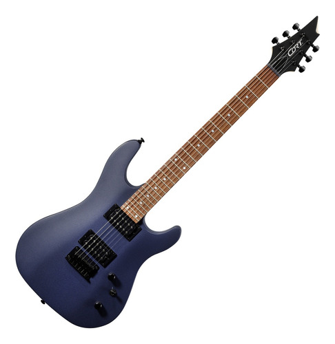 Guitarra Elétrica Cort Kx Series Kx100 De Tília Metallic Ash