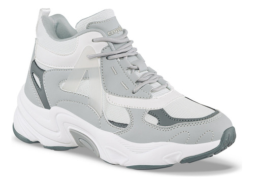 Tenis Kermy Blanco-gris Para Mujer Croydon