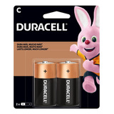 Pilha Duracell Alcalina Média C Combo C/4 Pilhas 