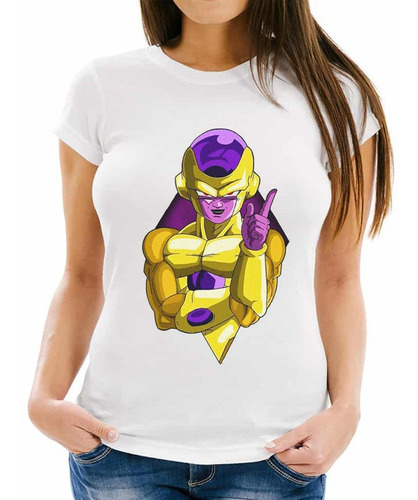 Playera Dama Freezer Gold Buster Dragon Ball