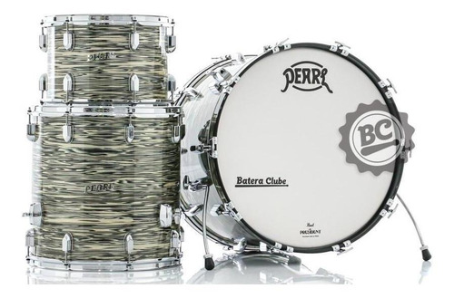 Bateria Pearl President Deluxe Desert Ripple Com Bumbo 22¨