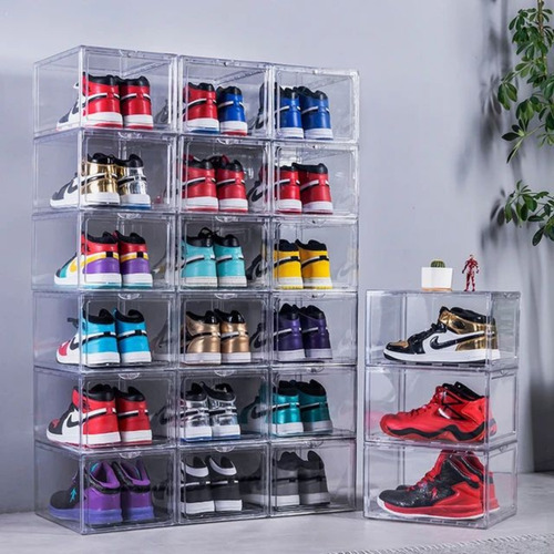 Sapateira Vertical Caixa Organizadora Porta Armario Sneaker 