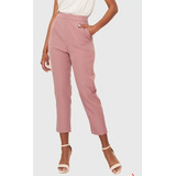 Pantalon Tiro Alto Rosado Nuevo