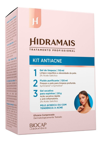 Kit Anti-acne Hidramais Original - Na Caixa - Envio Rápido