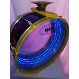 Bombo De Murga De 24 Con  Led Y Platillos