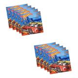 Pack 20 Servilletas Temática Hot Wheels - Glovers