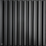 Panel Decorativo 3d Pvc Tipo Lambrin Negro 4m2 Con Pegamento