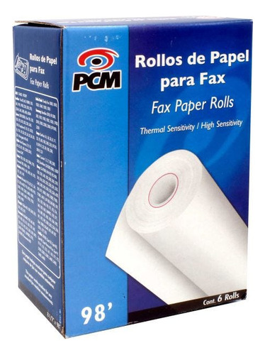 Rollo Fax Termico Pcm 30 Mts.