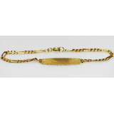 Pulsera De Identificacion-bautimo- Oro 18k Grabado Incluido