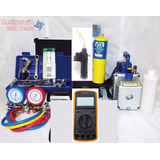 Kit Refrigeração : Bomba De Vacuo Manifold R22/134/404/410