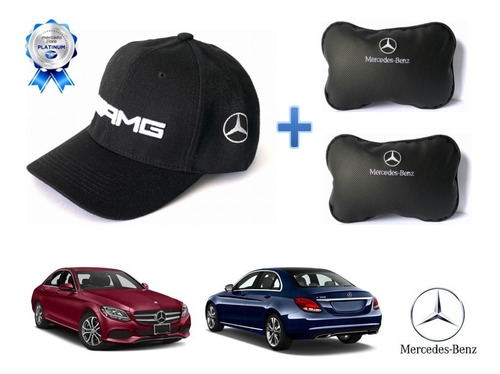 Gorra + Par Cojines Asiento Mercedes Benz C200 2015 A 2021