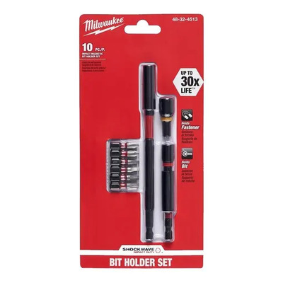 Set De 10 Guias Dado Y Puntas Impacto Milwaukee 48-32-4513 | Envío gratis