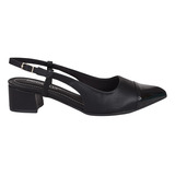 Sapato Feminino Slingback Confortável Piccadilly 739058