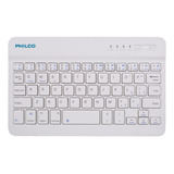 Mini Teclado Bluetooth Philco Slim 7 White - Revogames