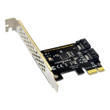 Pequeño Adaptador Pci-e Pci Express A Sata 3.0 Pin Iii 6