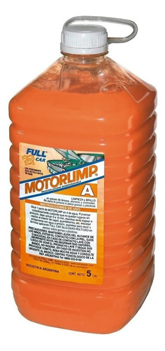 Limpia Motores Desengrasante Auto Motorlimp A Full Car, 5 L