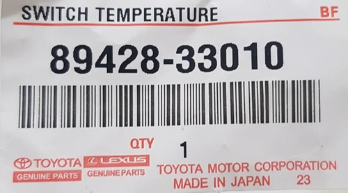 Valvula De Temperatura Electroventilador Toyota Camry Foto 4