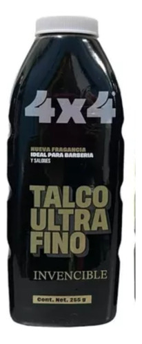 Talco Ultra Fino 4x4 Invencible Ideal Para Barberia