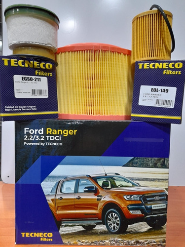 Kit 8l Aceite Sinttico 5w30 + 3 Filtros Ford Ranger 2.2/3.2 Foto 6