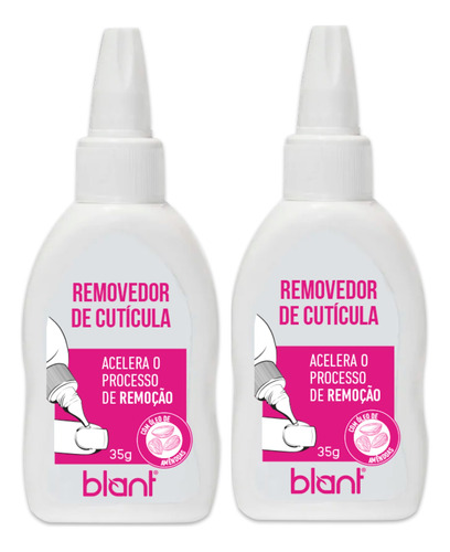 Kit 2 Creme Removedor De Cutículas Vegano Blant Envio Rápido