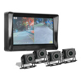 Pantalla Monitor 9' Para Camion Trailer 4 Camaras Full Hd