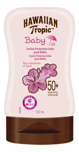 Locion Protector Solar Bebe Fps50 Hawaiian Tropic Baby 120ml