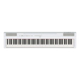 Piano Portátil Yamaha Digital P125 De 88 Teclas, Blanco Con Fuente De 110 V/220 V