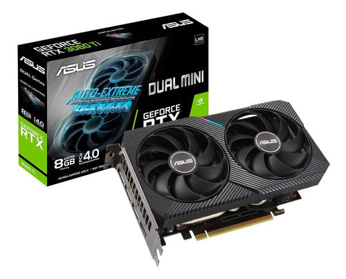 Placa De Vídeo Rtx 3060 Ti 8g Mini V2 Asus Dual Nvidia 