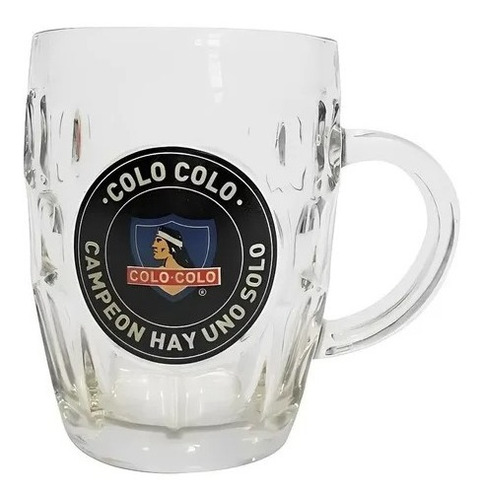 Mug Shopero Vidrio Colo Colo 580ml Beer Mug Cervecero Bar