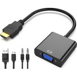 You Er Mei Adaptador Hdmi A Vga Con Audio De 3.5mm Y Micro U