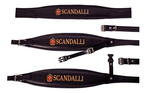 Kit De Alça Scandalli 8,5 Cm Acordeon Gaita Sanfona 