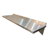 Estante 100%acero Inox 120x30cm Con 2 Ménsulas