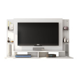 Panel Rack Tv Led Hasta 55 Pulgadas Mueble Flotante Blanco