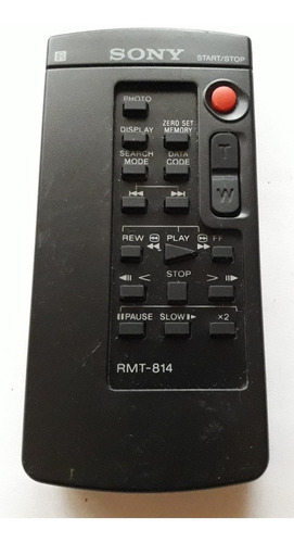 Control Remoto Sony Rmt-814 Original  Para Video Camara 