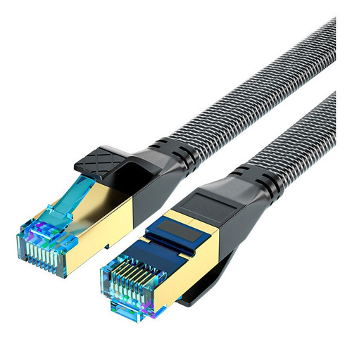 Cabo De Rede/internet Patch Cord Cat 8 - 10 Metros Slim Fino